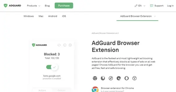 Adblocking Browser Extensions 